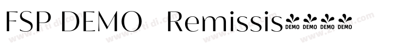 FSP DEMO   Remissis字体转换